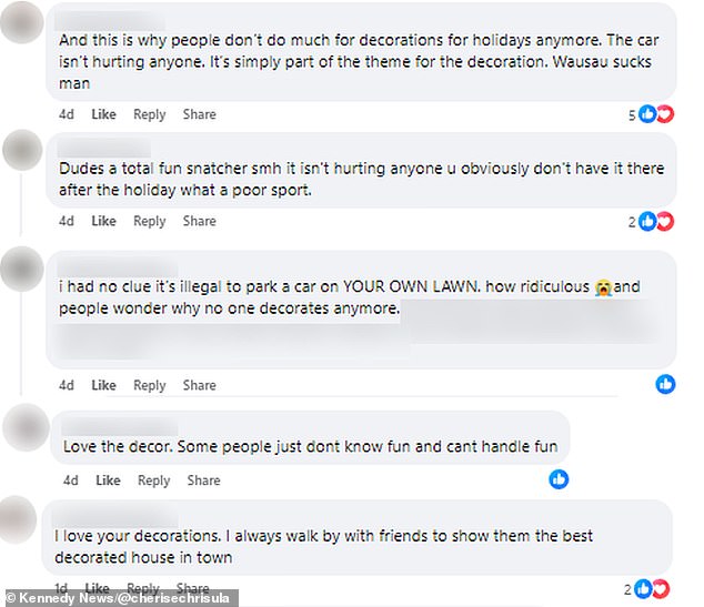 After sharing a post about her decorating complaint on Facebook, users were quick to discuss the issue