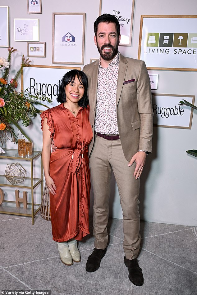 Linda Phan and her home improvement husband Drew Scott since 2018