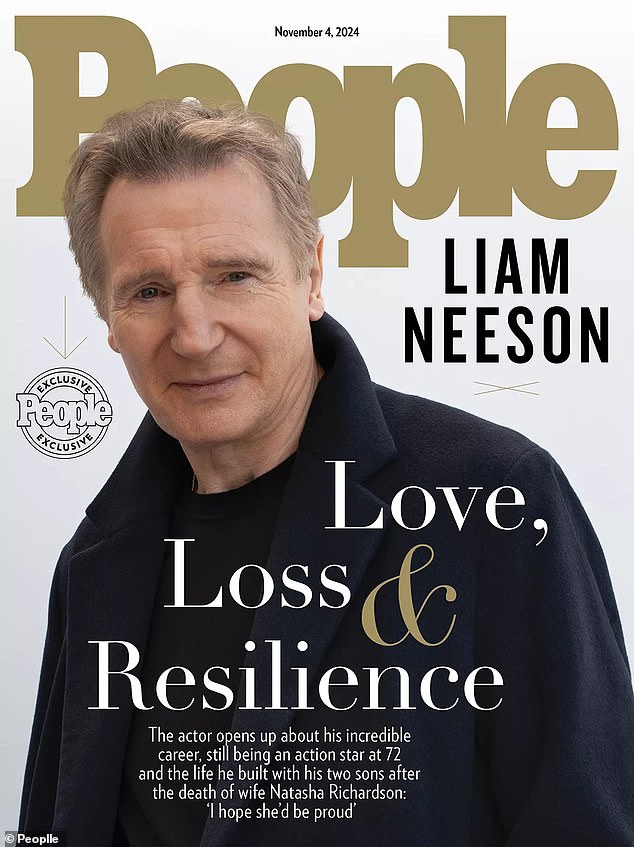 Speaking to People, Neeson said about romance: 'I'm over all that'