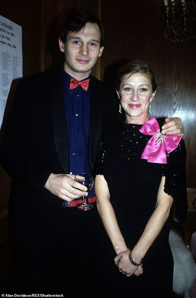 Before settling down with Richardson, who was 45 at the time of her death, the Oscar-winning star was in a relationship with Helen Mirren; pictured in 1984