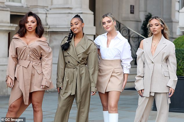 The last time Jade was on the show, she performed with her former bandmates Jesy Nelson, Leigh-Anne Pinnock and Perrie Edwards in 2020, just months before Jesy left the band (R to L: Jade, Perrie, Leigh-Anne , Jesy)