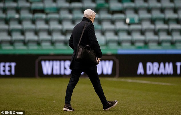 He was relieved of his duties after a 6-0 defeat at Easter Road in January 2023