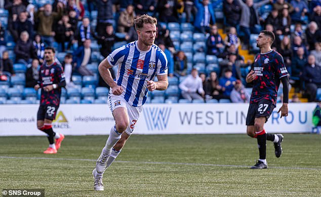 Marley Watkins scored the only goal in the win over Rangers at Rugby Park last weekend