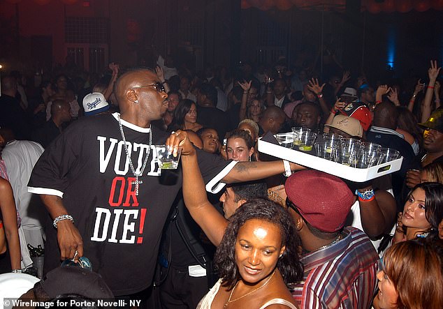 The Post reports that it has reviewed footage of star-studded after-parties hosted by Diddy following the 2004 and 2005 MTV VMAs in Miami and the 2005 Super Bowl in Jacksonville, among others. Pictured: Diddy at his post-VMA party in 2004