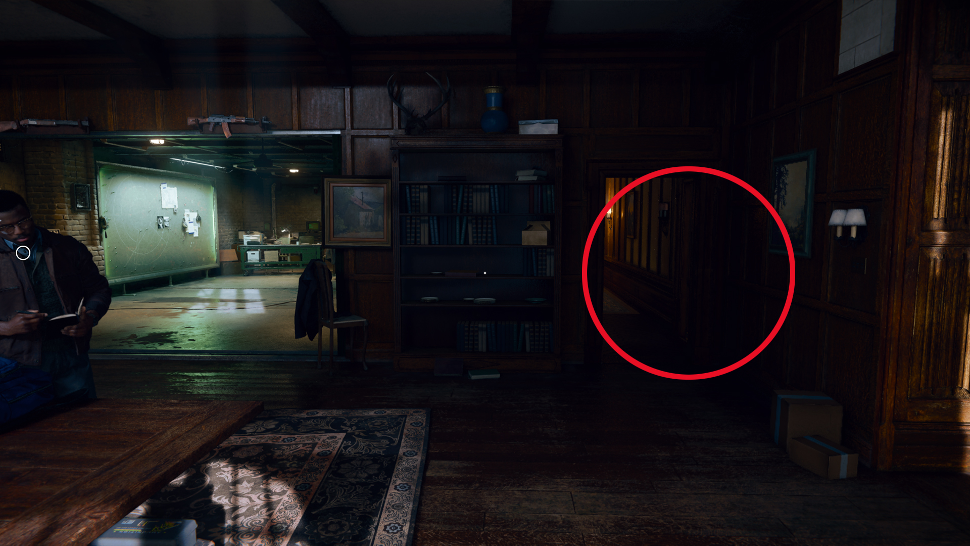 An image shows where to find the cellar door in the Black Ops 6 safehouse puzzle