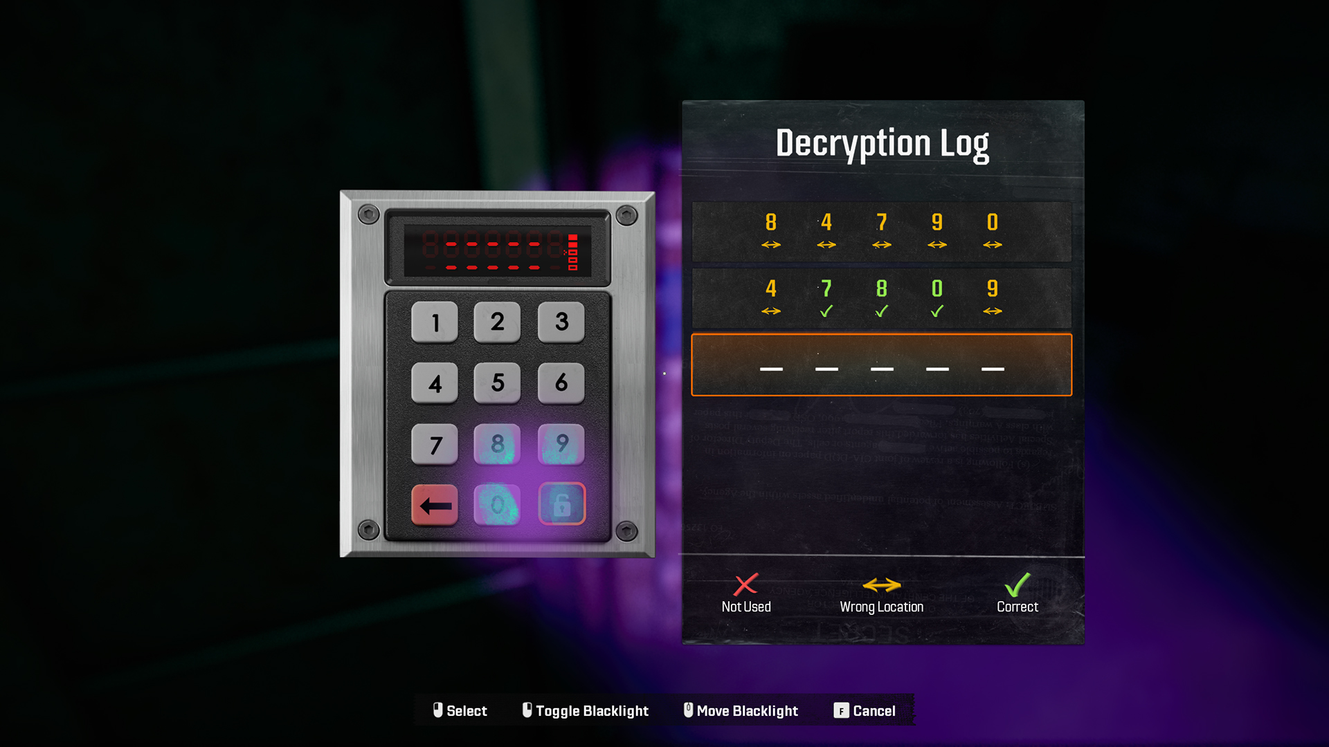 A keyboard shows the correct answer to the Black Ops 6 safehouse puzzle