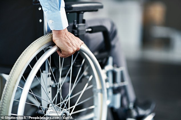 He was told that after a month he would no longer be able to walk and that after the second month he would no longer be able to sit in a wheelchair (stock image)