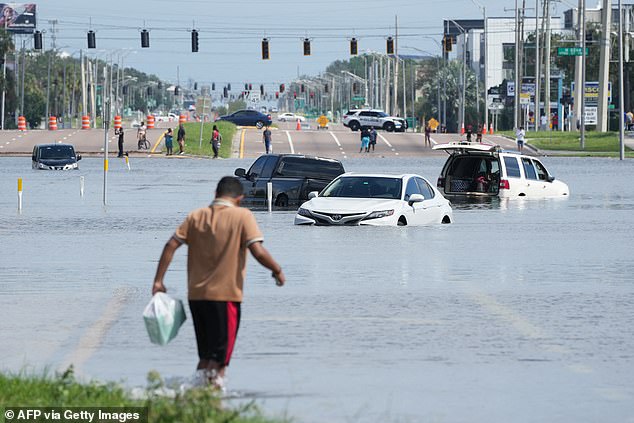 He cited the devastation caused by Hurricanes Helene and Milton – which the Titanic star called “unnatural disasters caused by climate change” – as a reason for aggressive climate policies.