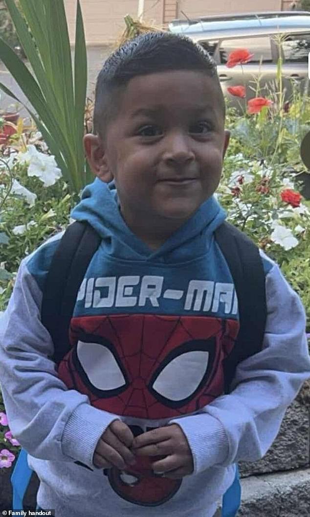 Little Giovanni, three years old, walked away from his bilingual kindergarten class after going outside to get something