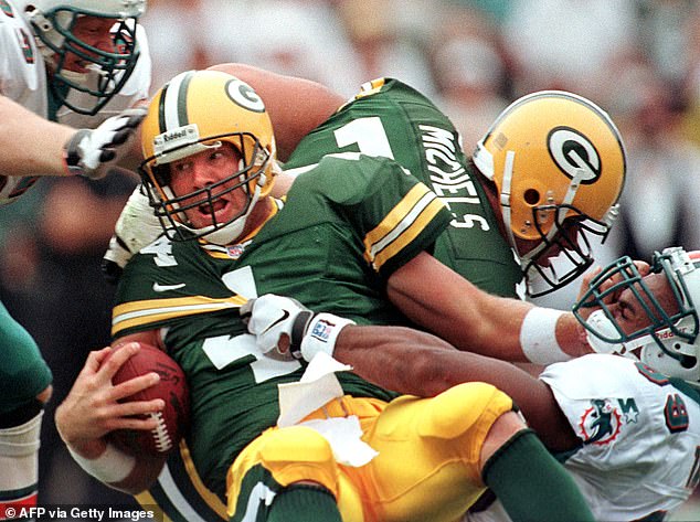 The three-time MVP spent 16 seasons in Green Bay and won the Super Bowl in 1997