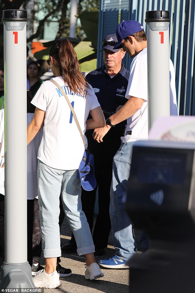 Will Arnett and John Legend were also in the stands, with Legend's children in tow, while Lil Wayne took in the match with fans