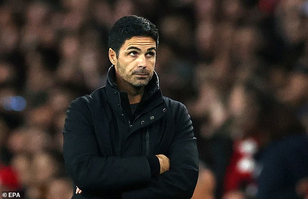 Mikel Arteta refused to rule out the 23-year-old from their upcoming match against Liverpool