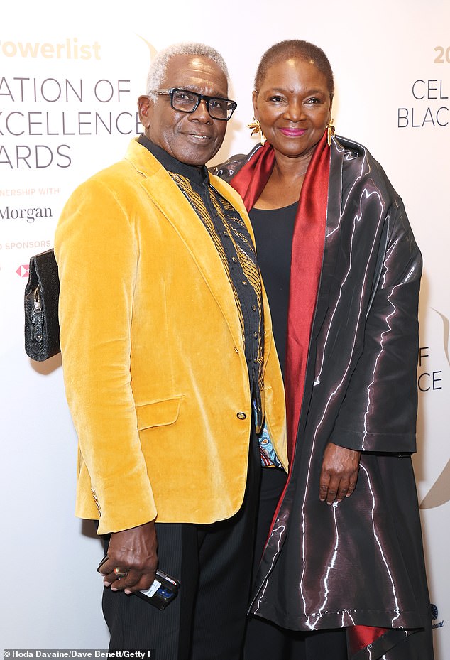 Baroness Valerie Amos and Rudolph Walker attended the awards ceremony