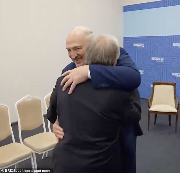 Guterres was criticized for the warmth he showed to both Putin and Lukashenko, pictured