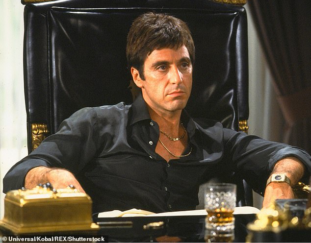 The Oscar winner has had an extensive career, with award-winning films such as Martin Scorsese's The Irishman and Francis Ford Coppola's The Godfather to his name, but the actor admits he enjoyed the work more when he was younger (Photo: Al Pacino in scar face)