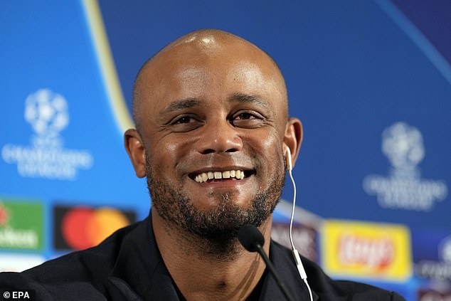 Bayern boss Kompany (pictured) says Yamal is a natural replacement for Lionel Messi