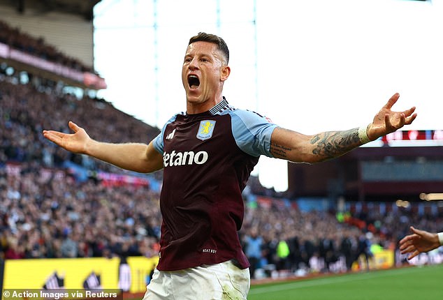 Midfielder Ross Barkley previously scored his first Aston Villa goal since January 2021