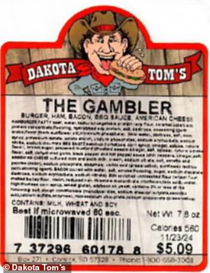 The burgers feature BrucePac ingredients, including the group's Pepper Jack and Bacon cheeseburgers, and a ground round known as the Gambler.