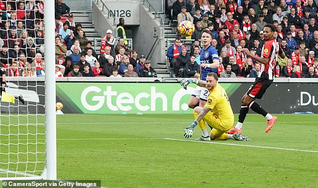 George Hirst doubled the visitors' lead by lifting the ball over Bees goalkeeper Mark Flokken