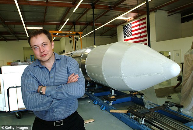 Elon's brother, Kimbal, publicly acknowledged during a 2013 interview that the pair were in the country illegally during the Zip2 era. The brothers did receive a work permit in 1997 (photo: Elon Musk in 2004)