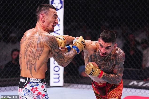 The 27-year-old became the first man ever to knock out former world champion Max Holloway