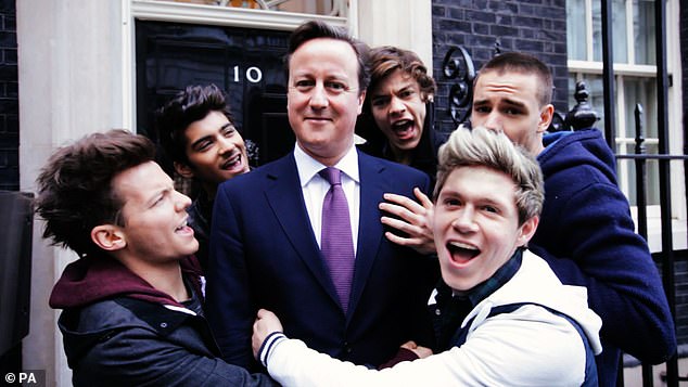 The former Prime Minister appeared in a Comic Relief video with Liam and the rest of One Direction on the steps of Downing Street in 2013