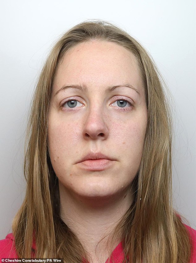 Mugshot released by Cheshire Constabulary of child serial killer Lucy Letby