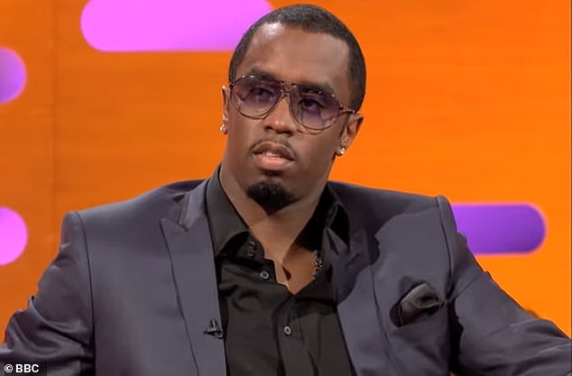 Diddy is pictured that year during a 2011 interview on The Graham Norton Show