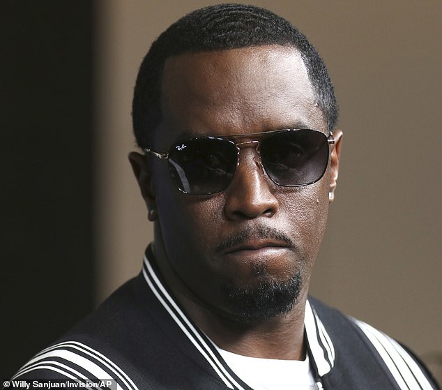 Diddy is pictured at the Los Angeles premiere of The Four: Battle For Stardom in 2018