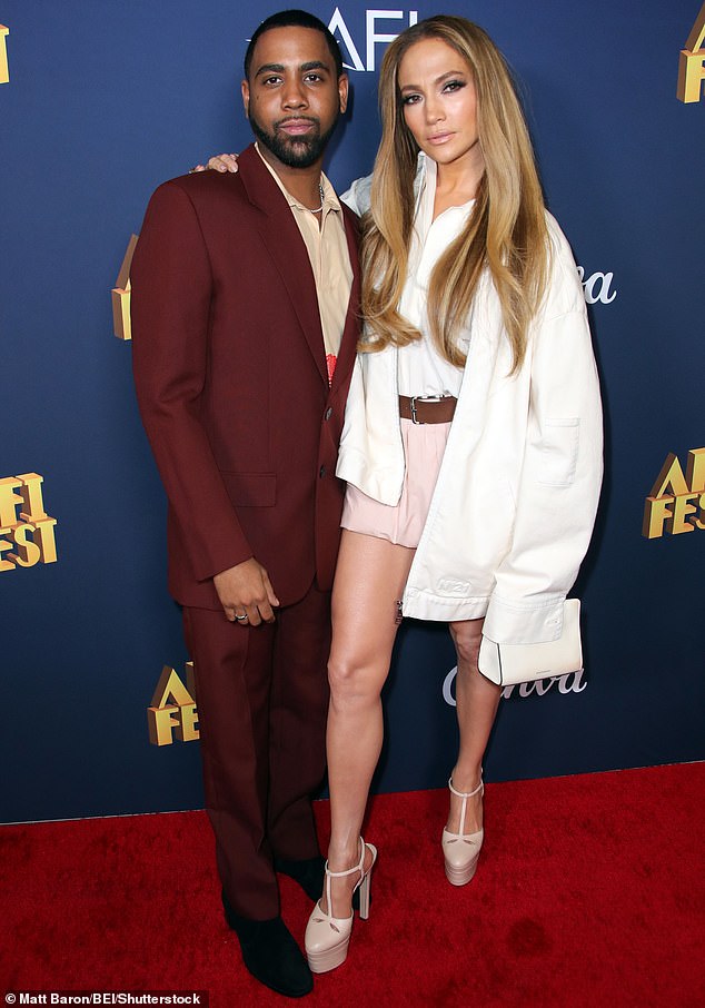 At the final red carpet event in support of the film, JLo was seen posing warmly with Jharrel, putting a loving arm around one of his shoulders.