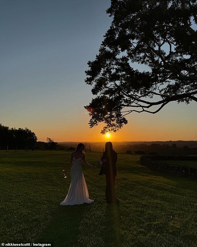 The property, located at the top of the Nashua Hills near Bangalow, costs $1,230 for the entire house and can accommodate up to nine guests