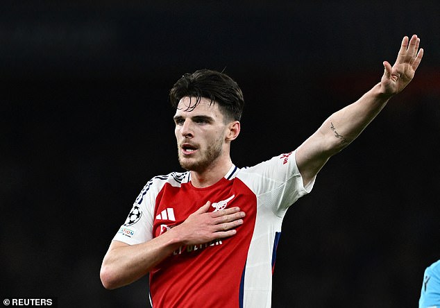 Declan Rice's standards may have dropped this season, but he is still an integral part of Arsenal