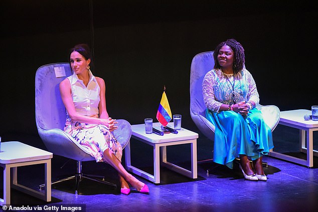 Meghan Markle attended the Afro Women and Power conference in Cali, Colombia earlier this year