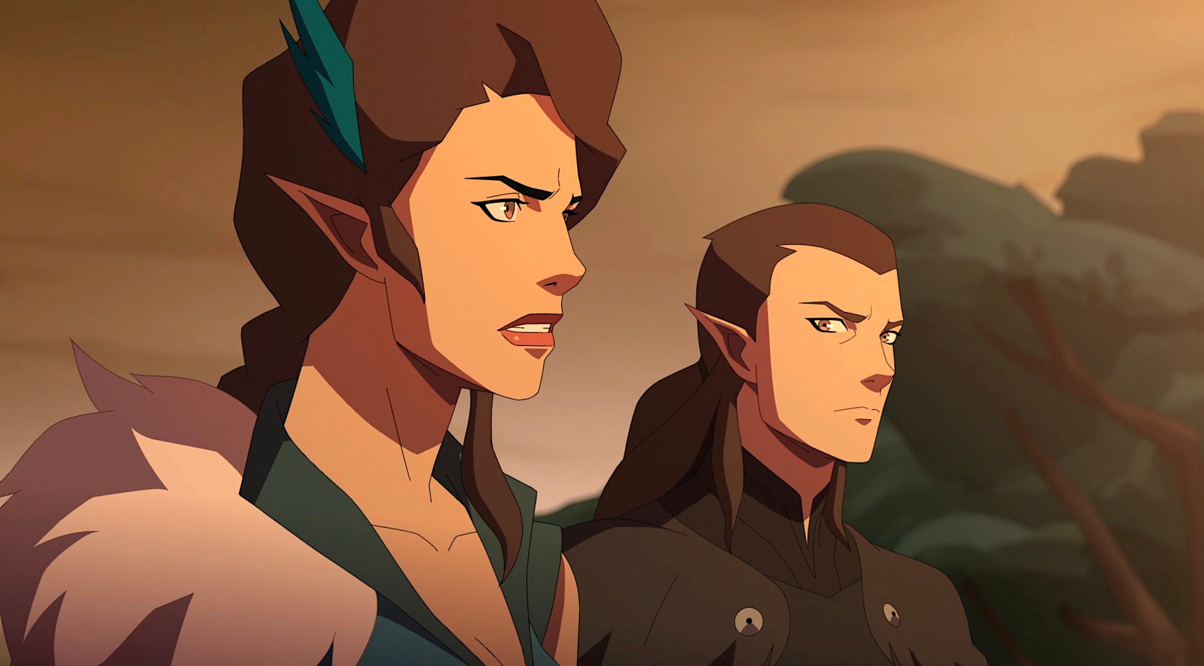 Eleven siblings Vax and Vex appear together in Critical Role's animated series The Legend of Vox Machina