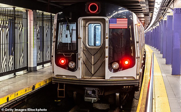 The gun was found at the Cortlandt Street Station for the R train line around 3:15 p.m. (stock image)