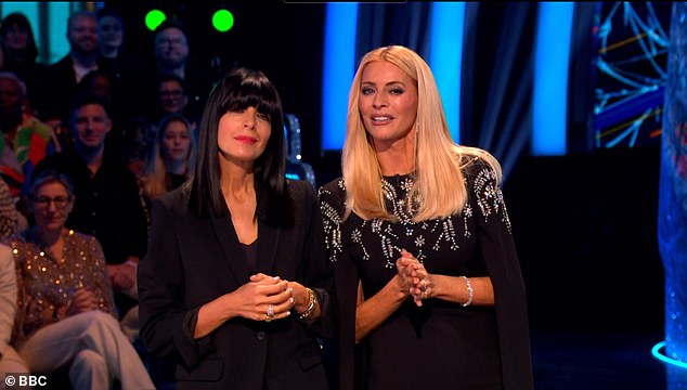 The BBC competition will air the pre-recorded results show on Sunday evening, showing which two couples received the fewest votes and made it into the dance-off (Tess and Claudia pictured)