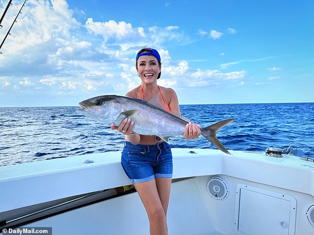 Lake enjoyed a family vacation in the Bahamas last year as she prepared for a run for the Arizona Senate seat vacated by Kyrsten Sinema