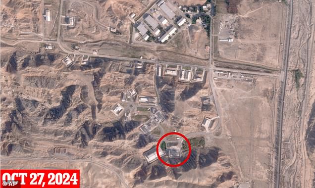 1730046485 314 Satellite photos show aftermath of Israeli attack on Iran after