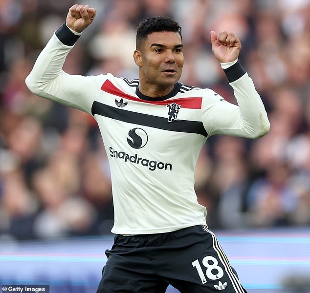 Casemiro thought he had earned a point for United when he headed home an equalizer in the 81st minute