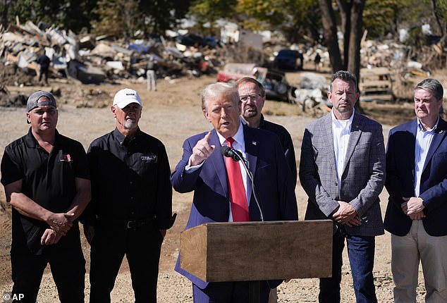 Republican presidential candidate, former President Donald Trump, visited North Carolina in the aftermath of Hurricane Helene. This storm could have a strong impact on the 2024 elections