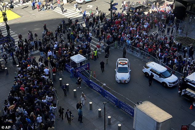 Thousands lined up outside Madison Square Garden on Sunday to enter the arena for Donald Trump's rally just nine days before the 2024 election