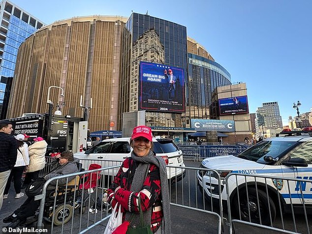 Gladys Picket, 80, of Westchester said she heard people talking about voting for Donald Trump during early voting on Saturday, even in her very liberal neighborhood