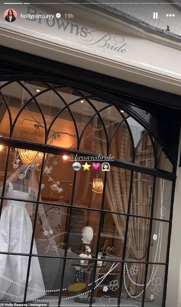 Earlier that day, Holly revealed she had landed back in the UK when she took to her Instagram Story to share that she had started buying wedding dresses