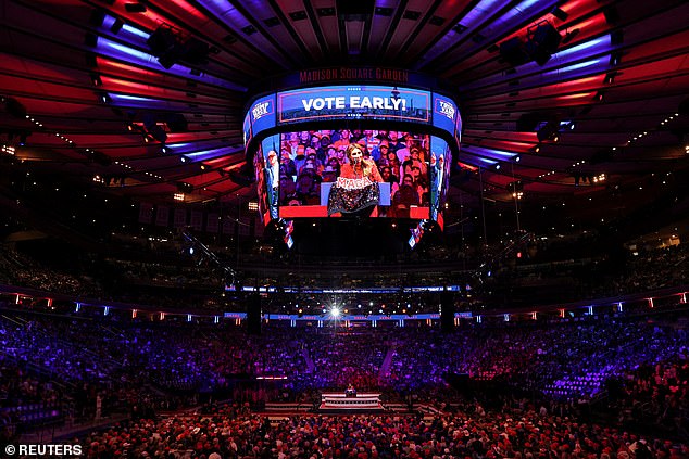 Donald Trump played to a sold-out Madison Square Garden on Sunday