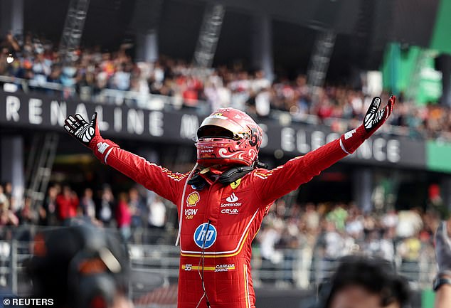 This was Sainz's first victory since March and it helps Ferrari in the tight battle for second place