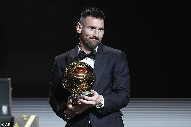 Lionel Messi is the current holder of the men's Ballon d'Or but was not shortlisted this year