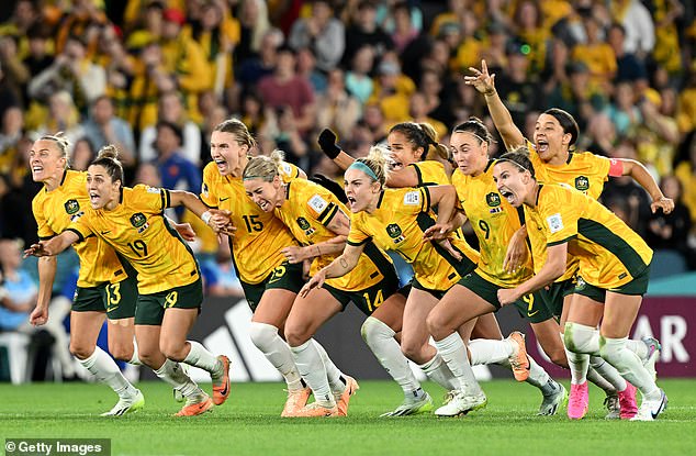 The Matildas have struggled since their groundbreaking top four finish at the FIFA World Cup (pictured team beating France to reach the semi-finals of the tournament)