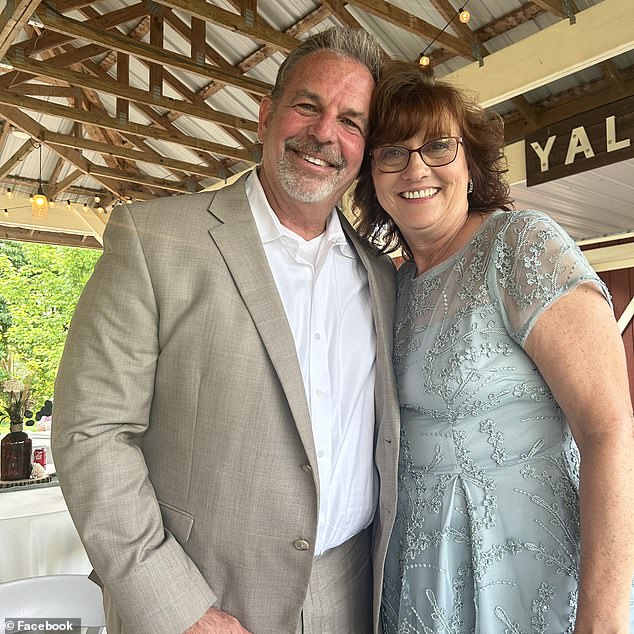 Radio host Rob Dempsey of HIS radio, seen here with his wife of 33 years, Amy