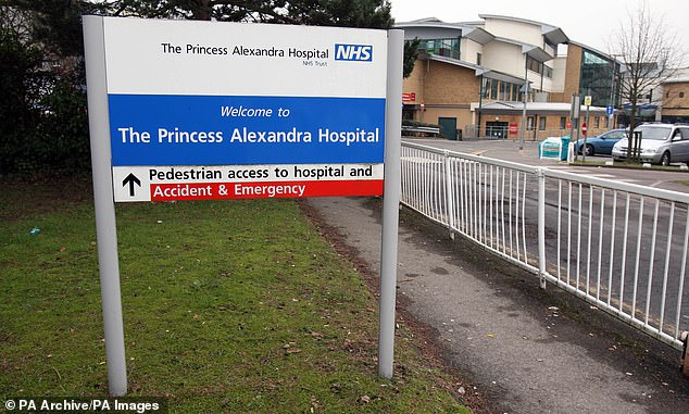 The Princess Alexandra Hospitals in Harlow, Essex, recorded the second highest number of incidents with 36