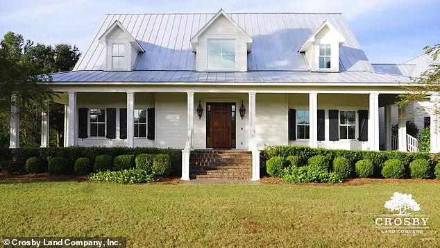 He has since embarked on a 'roof to sub-floor' renovation of the house, including an extension to one side of the property